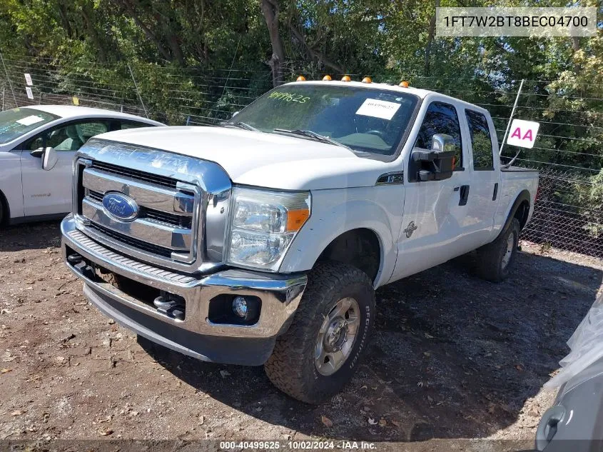 2011 Ford F-250 Xlt VIN: 1FT7W2BT8BEC04700 Lot: 40499625