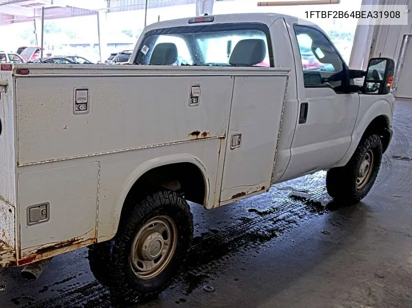 1FTBF2B64BEA31908 2011 Ford F250 Super Duty