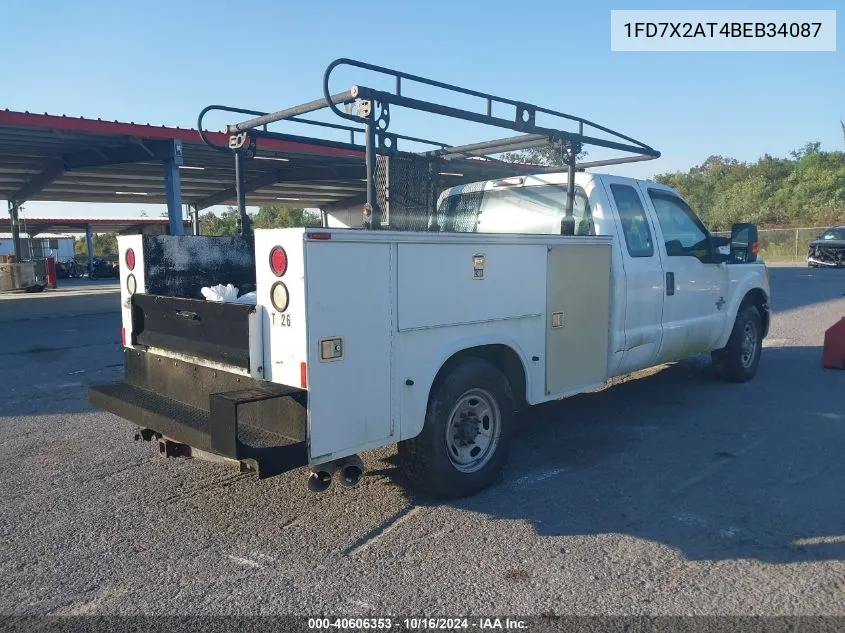 1FD7X2AT4BEB34087 2011 Ford F-250 Xl