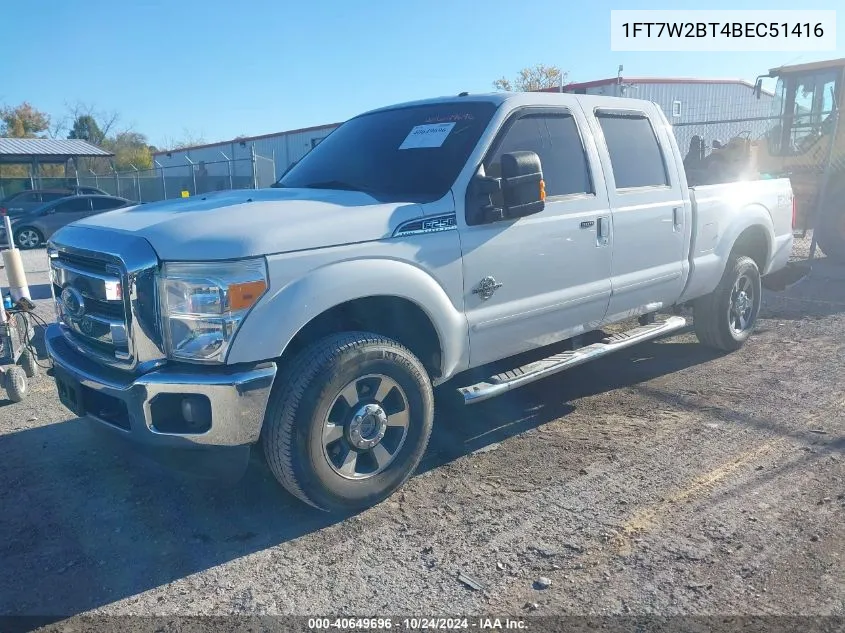 1FT7W2BT4BEC51416 2011 Ford F250 Super Duty