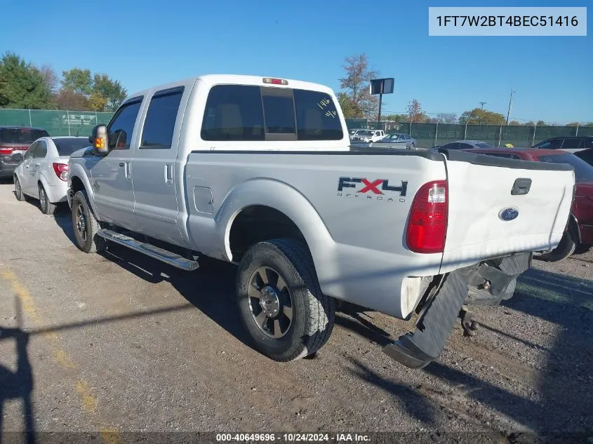 1FT7W2BT4BEC51416 2011 Ford F250 Super Duty