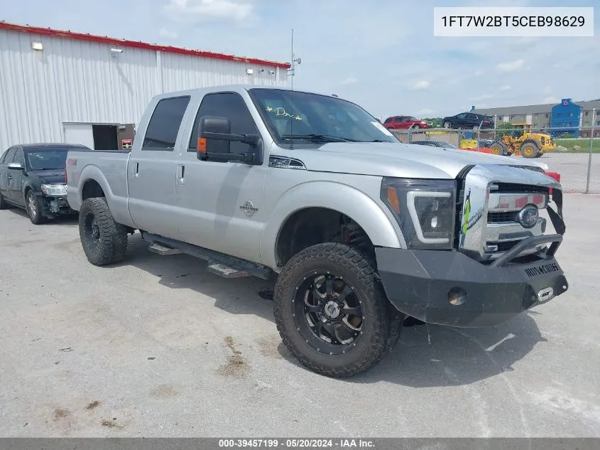 1FT7W2BT5CEB98629 2012 Ford F-250 Lariat