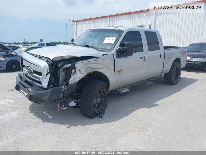 2012 Ford F-250 Lariat VIN: 1FT7W2BT5CEB98629 Lot: 39457199