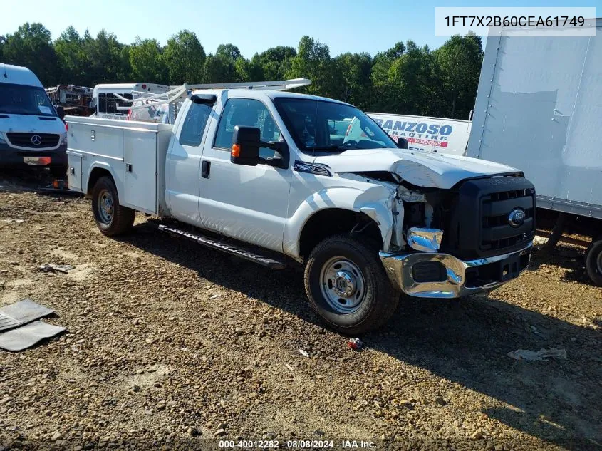 2012 Ford F-250 Xl VIN: 1FT7X2B60CEA61749 Lot: 40650363