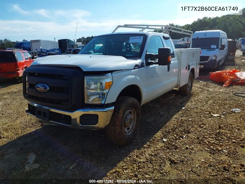 2012 Ford F-250 Xl VIN: 1FT7X2B60CEA61749 Lot: 40650363