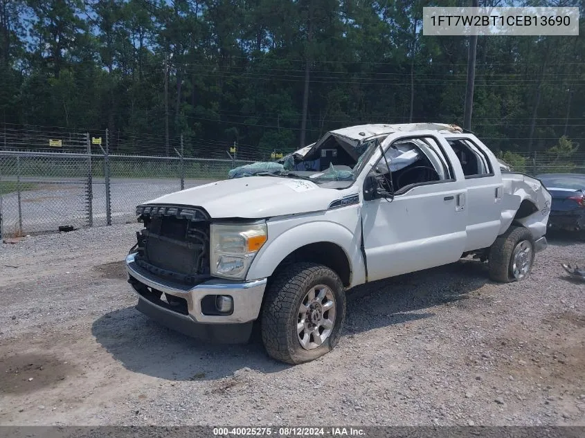 1FT7W2BT1CEB13690 2012 Ford F-250 Lariat