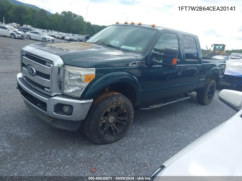 2012 Ford F-250 Xlt VIN: 1FT7W2B64CEA20141 Lot: 40030671