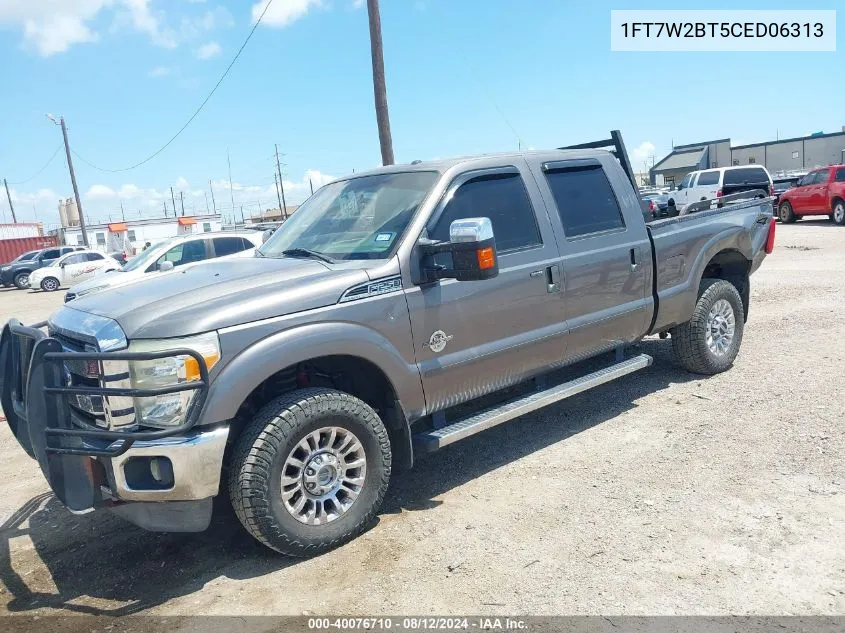 1FT7W2BT5CED06313 2012 Ford F-250 Lariat