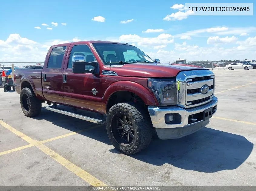 2012 Ford F-250 Xlt VIN: 1FT7W2BT3CEB95695 Lot: 40117207