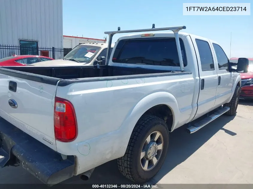 2012 Ford F250 Super Duty VIN: 1FT7W2A64CED23714 Lot: 40132346