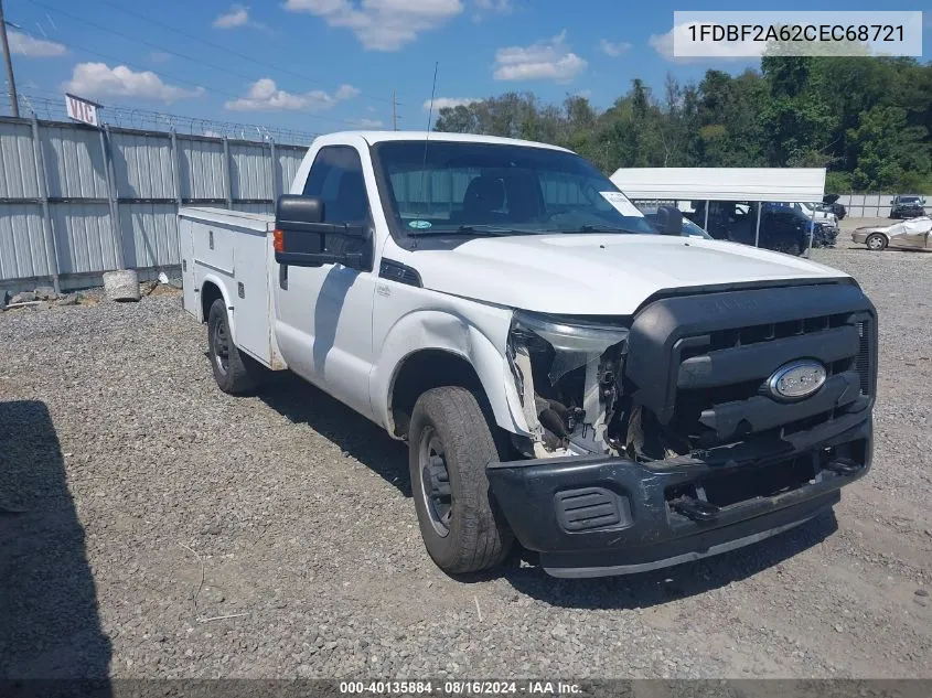 2012 Ford F-250 Xl VIN: 1FDBF2A62CEC68721 Lot: 40135884