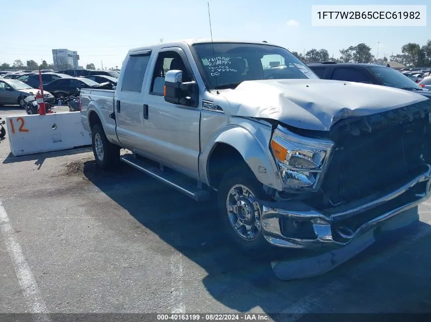 2012 Ford F-250 Xlt VIN: 1FT7W2B65CEC61982 Lot: 40163199