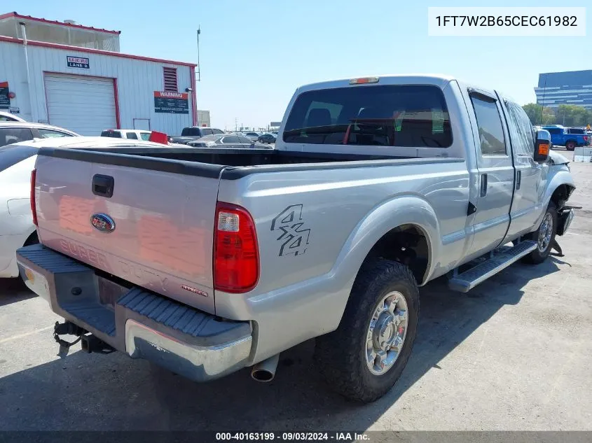 2012 Ford F-250 Xlt VIN: 1FT7W2B65CEC61982 Lot: 40163199