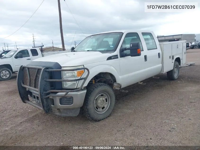 2012 Ford F-250 Xl VIN: 1FD7W2B61CEC07039 Lot: 40190123