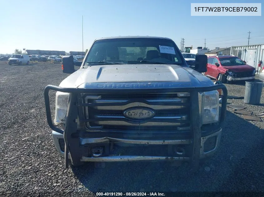 2012 Ford F-250 Xlt VIN: 1FT7W2BT9CEB79002 Lot: 40191290