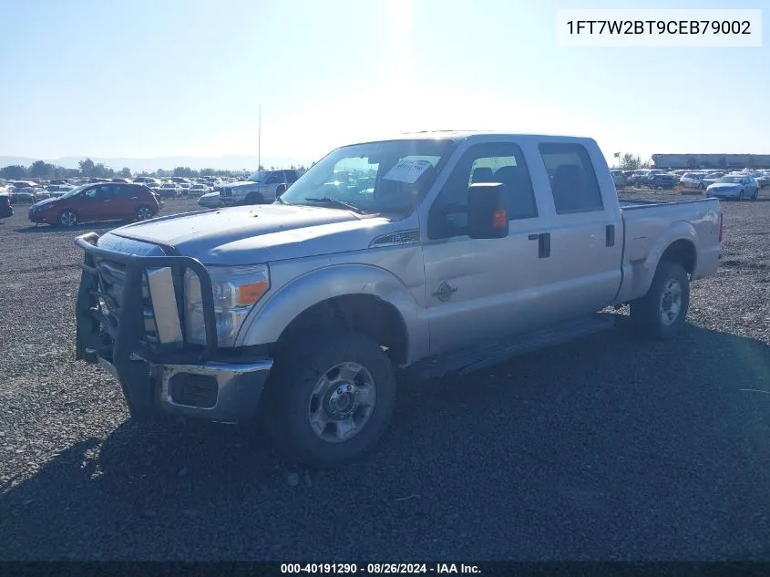 2012 Ford F-250 Xlt VIN: 1FT7W2BT9CEB79002 Lot: 40191290