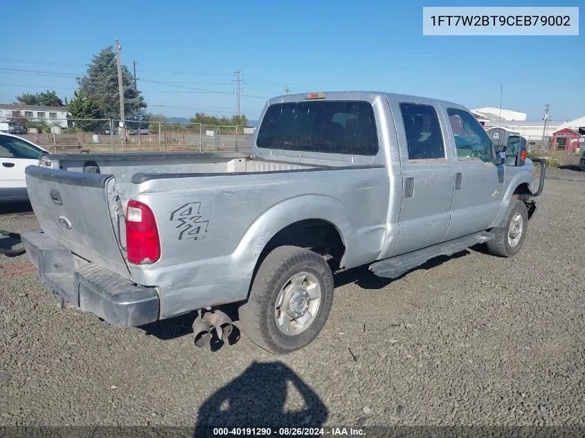 2012 Ford F-250 Xlt VIN: 1FT7W2BT9CEB79002 Lot: 40191290