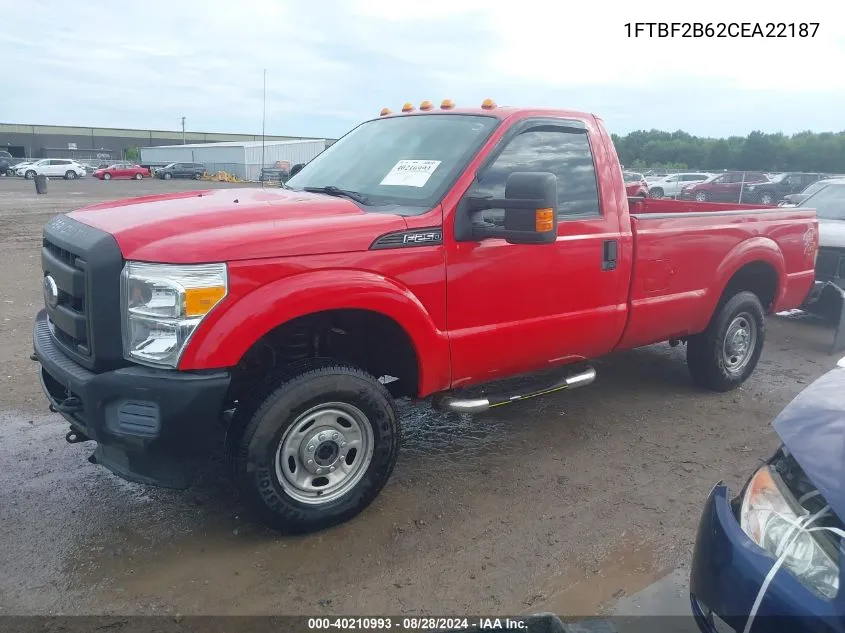 1FTBF2B62CEA22187 2012 Ford F-250 Xl