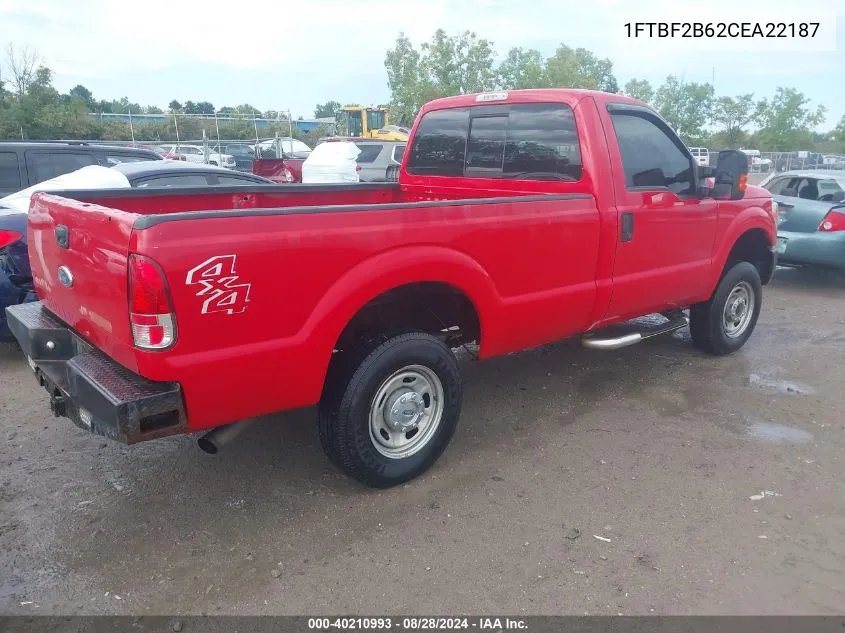 1FTBF2B62CEA22187 2012 Ford F-250 Xl