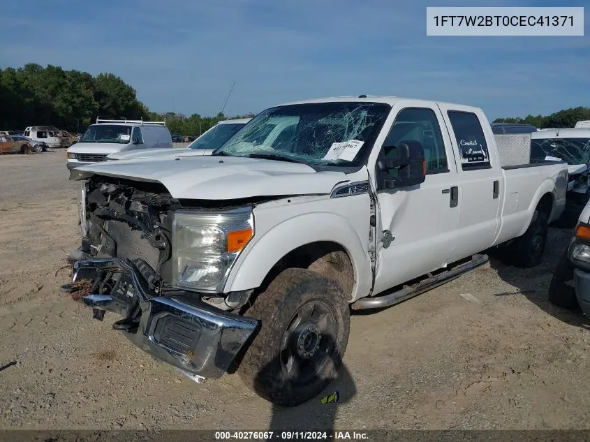 2012 Ford F-250 Xlt VIN: 1FT7W2BT0CEC41371 Lot: 40276067