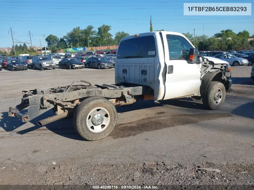 2012 Ford F250 Super Duty VIN: 1FTBF2B65CEB83293 Lot: 40298716