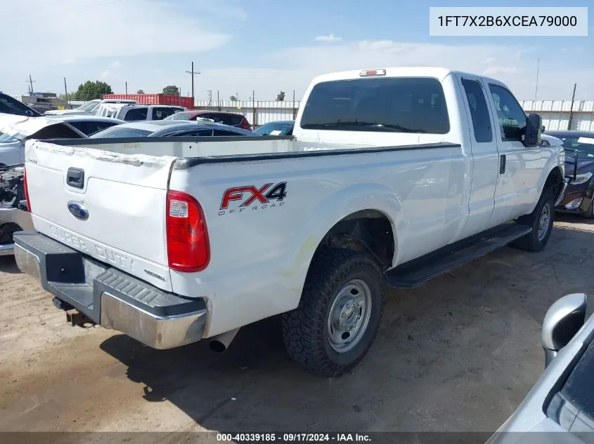 2012 Ford F-250 Xl VIN: 1FT7X2B6XCEA79000 Lot: 40339185