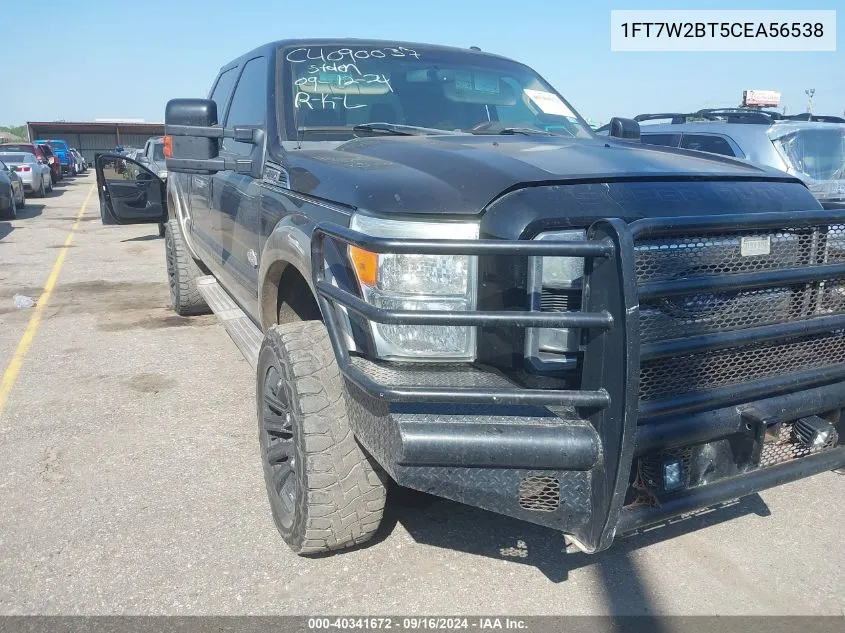 2012 Ford F-250 Lariat VIN: 1FT7W2BT5CEA56538 Lot: 40341672