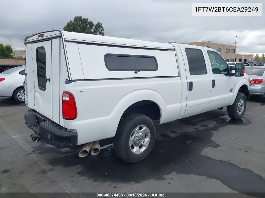 2012 Ford F-250 Xlt VIN: 1FT7W2BT6CEA29249 Lot: 40374498