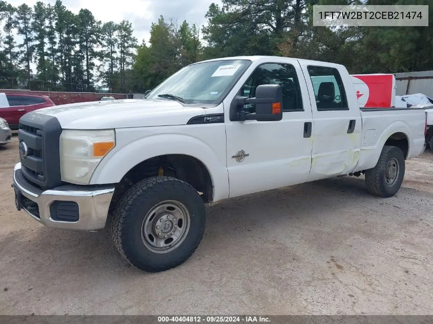 2012 Ford F-250 Xl VIN: 1FT7W2BT2CEB21474 Lot: 40404812