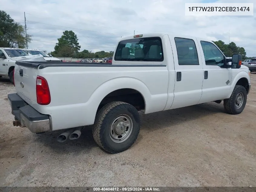 2012 Ford F-250 Xl VIN: 1FT7W2BT2CEB21474 Lot: 40404812