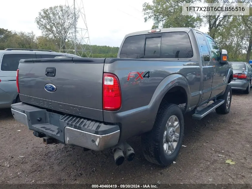 2012 Ford F-250 Lariat VIN: 1FT7X2BT6CEB56516 Lot: 40460419