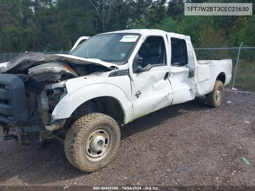 2012 Ford F-250 Xl VIN: 1FT7W2BT3CEC21650 Lot: 40485395