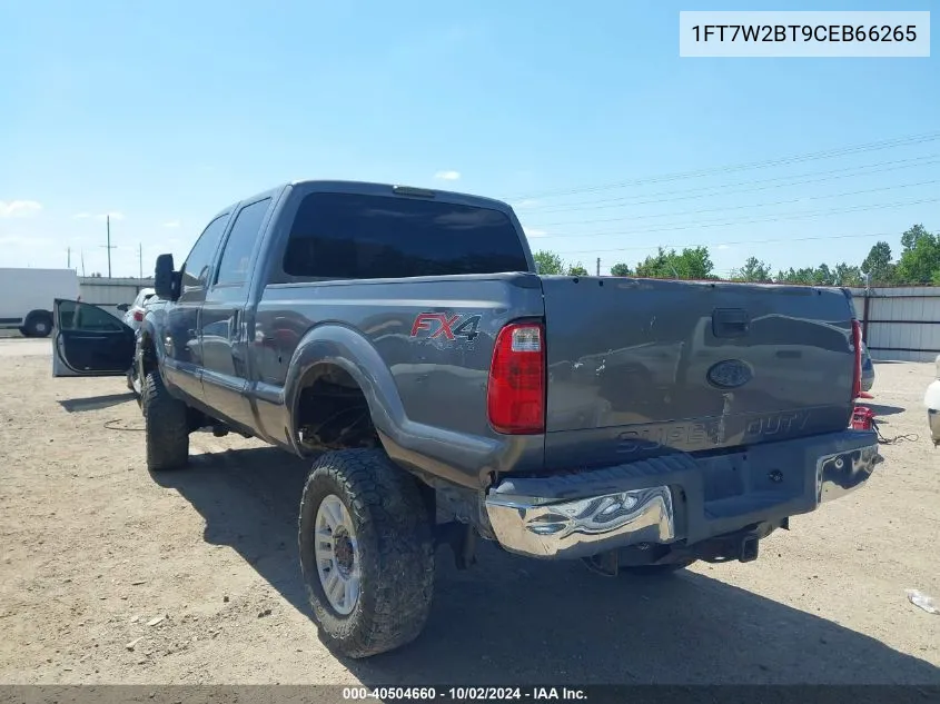 2012 Ford F-250 Xlt VIN: 1FT7W2BT9CEB66265 Lot: 40504660