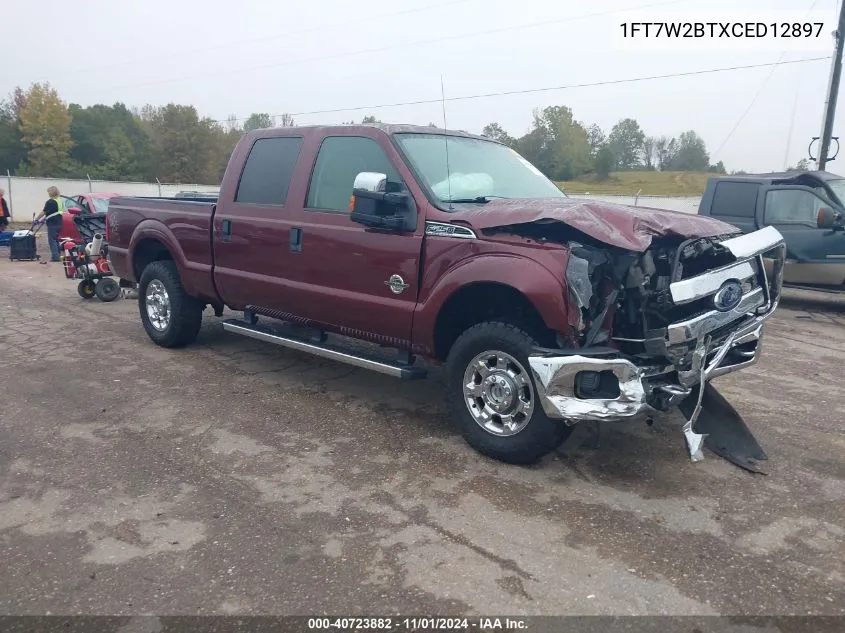 1FT7W2BTXCED12897 2012 Ford F-250 Xlt