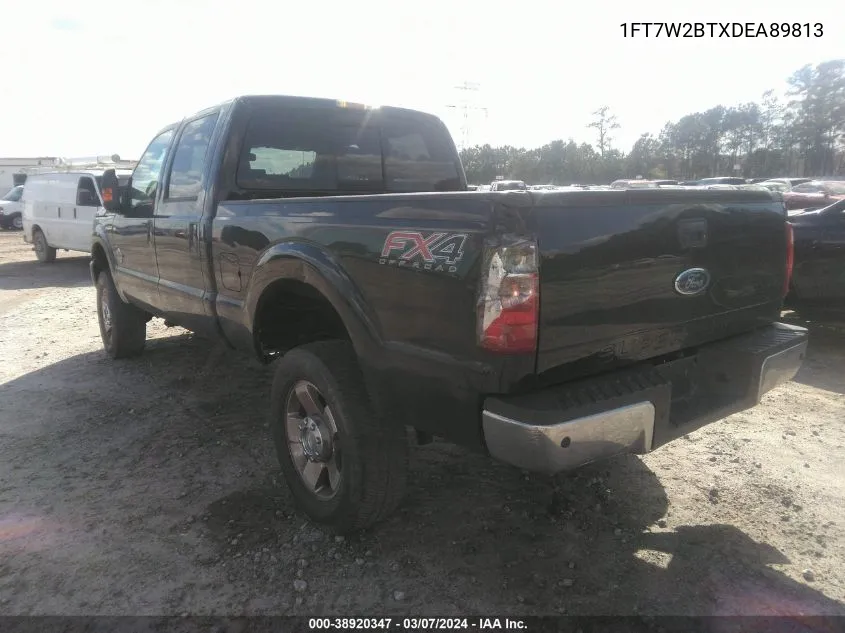 1FT7W2BTXDEA89813 2013 Ford F-250 Lariat