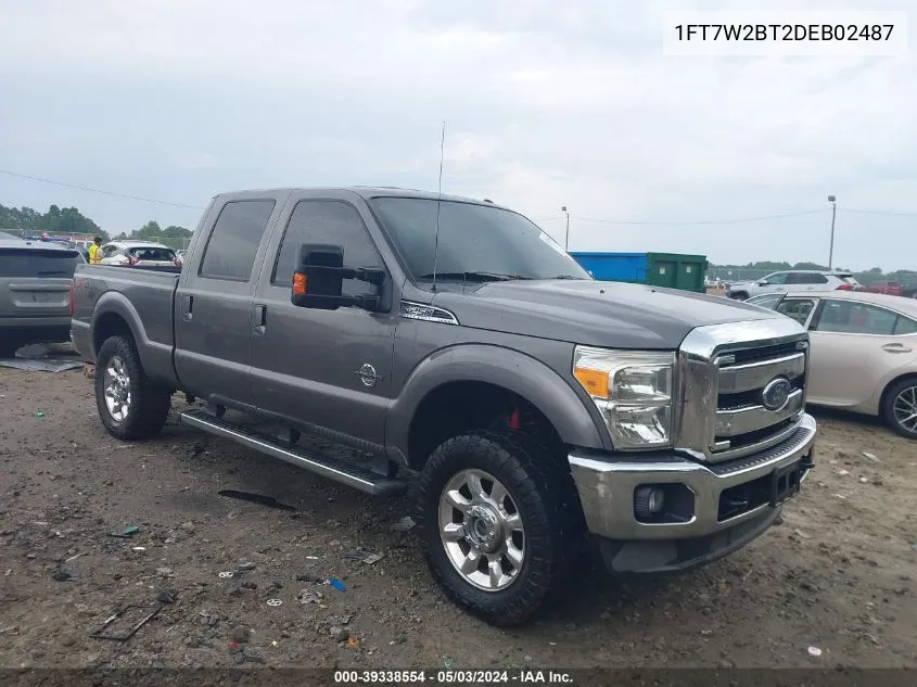 2013 Ford F-250 Lariat VIN: 1FT7W2BT2DEB02487 Lot: 39338554