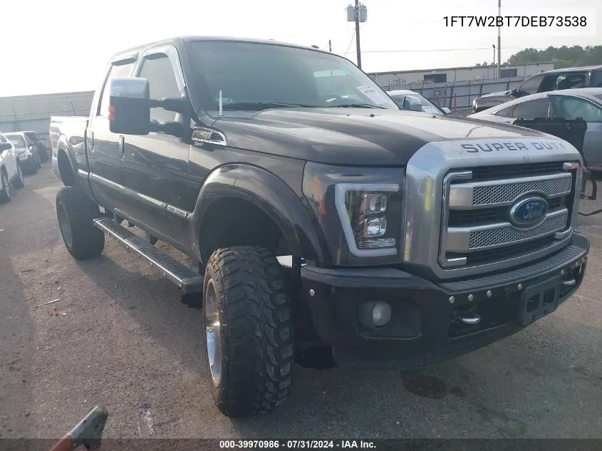 1FT7W2BT7DEB73538 2013 Ford F-250 Lariat