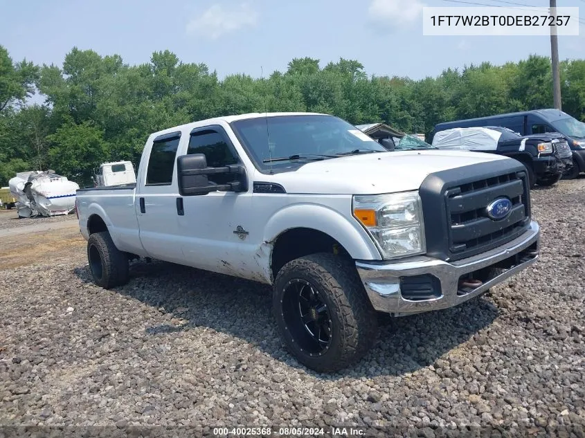 2013 Ford F-250 Xl VIN: 1FT7W2BT0DEB27257 Lot: 40025368