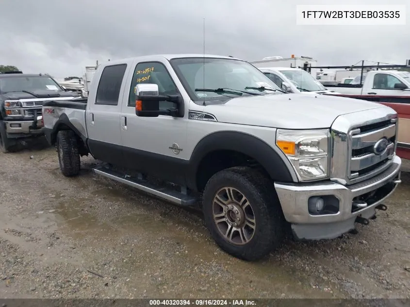 2013 Ford F250 Super Duty VIN: 1FT7W2BT3DEB03535 Lot: 40320394