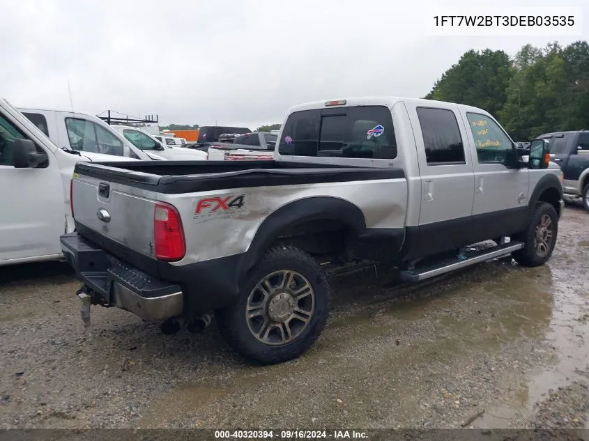 1FT7W2BT3DEB03535 2013 Ford F250 Super Duty