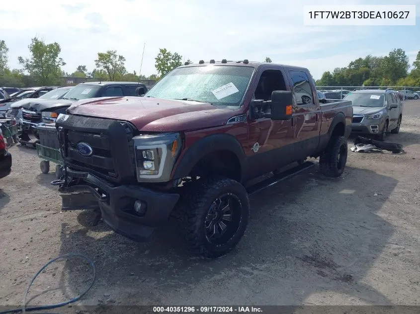 2013 Ford F-250 Lariat VIN: 1FT7W2BT3DEA10627 Lot: 40351296