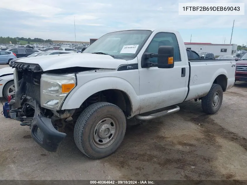 2013 Ford F-250 Xl VIN: 1FTBF2B69DEB69043 Lot: 40364642