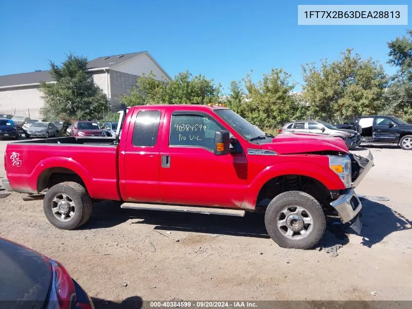 2013 Ford F-250 Xlt VIN: 1FT7X2B63DEA28813 Lot: 40384599