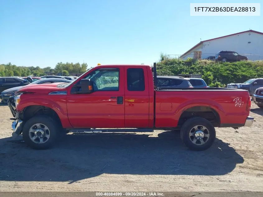 2013 Ford F-250 Xlt VIN: 1FT7X2B63DEA28813 Lot: 40384599