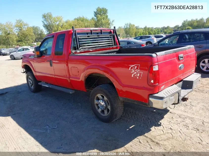 2013 Ford F-250 Xlt VIN: 1FT7X2B63DEA28813 Lot: 40384599