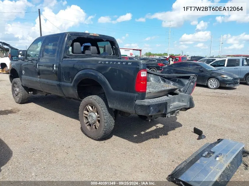 2013 Ford F-250 Lariat VIN: 1FT7W2BT6DEA12064 Lot: 40391349