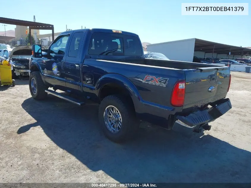 2013 Ford F-250 Lariat VIN: 1FT7X2BT0DEB41379 Lot: 40417295