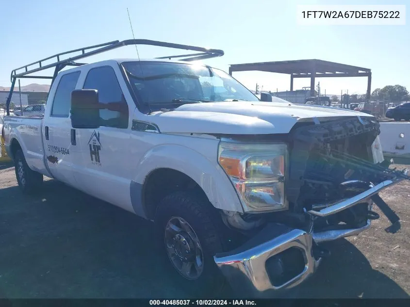 2013 Ford F-250 Xlt VIN: 1FT7W2A67DEB75222 Lot: 40485037