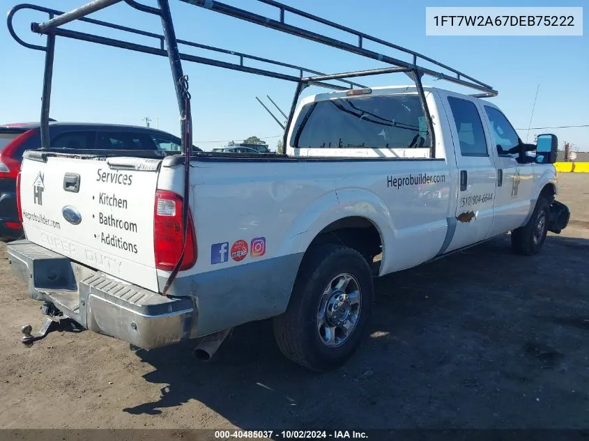 1FT7W2A67DEB75222 2013 Ford F-250 Xlt