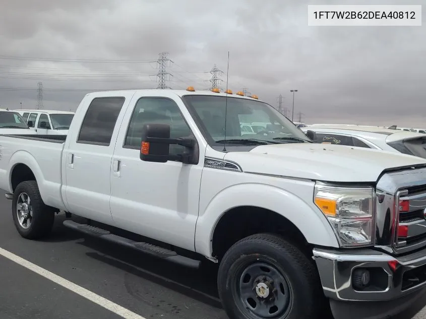 2013 Ford F-250 Lariat VIN: 1FT7W2B62DEA40812 Lot: 40527789